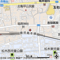 熊本県玉名市亀甲16周辺の地図