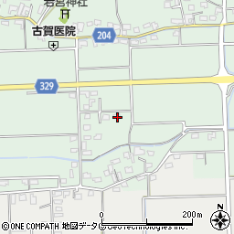 熊本県菊池市泗水町吉富1446周辺の地図