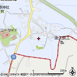 熊本県菊池市泗水町南田島1903-2周辺の地図