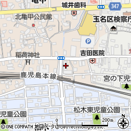 熊本県玉名市亀甲30周辺の地図