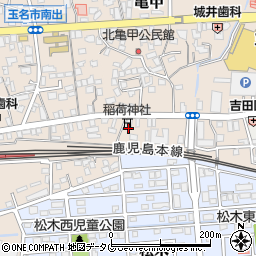 熊本県玉名市亀甲10周辺の地図