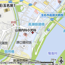 熊本県玉名市高瀬552周辺の地図