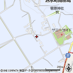 熊本県菊池市泗水町南田島1648周辺の地図