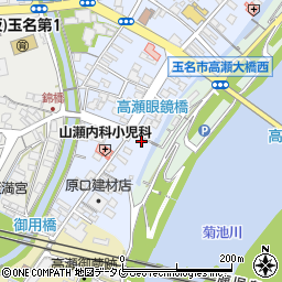 熊本県玉名市高瀬551周辺の地図
