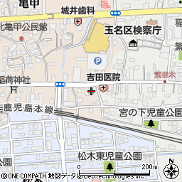 熊本県玉名市亀甲34周辺の地図