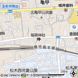 熊本県玉名市亀甲56周辺の地図