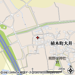 熊本県熊本市北区植木町大井439周辺の地図