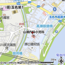 熊本県玉名市高瀬548周辺の地図