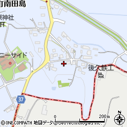 熊本県菊池市泗水町南田島1908周辺の地図