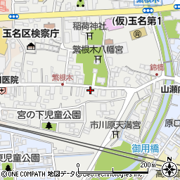 熊本県玉名市繁根木276周辺の地図