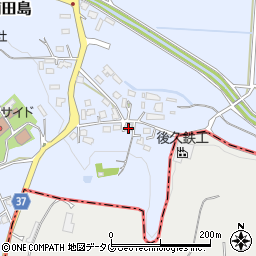 熊本県菊池市泗水町南田島1926周辺の地図