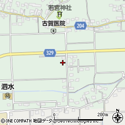 熊本県菊池市泗水町吉富1638周辺の地図