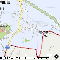 熊本県菊池市泗水町南田島1909周辺の地図