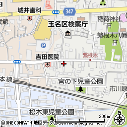 熊本県玉名市繁根木240周辺の地図