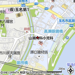 熊本県玉名市高瀬544周辺の地図
