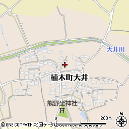 熊本県熊本市北区植木町大井495周辺の地図
