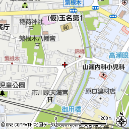 熊本県玉名市繁根木180周辺の地図