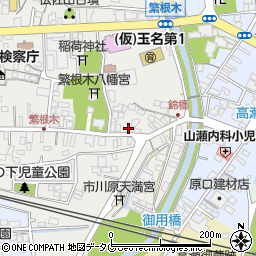 熊本県玉名市繁根木184周辺の地図