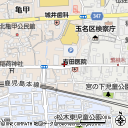 熊本県玉名市亀甲98周辺の地図