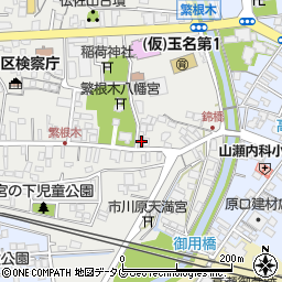 熊本県玉名市繁根木186周辺の地図