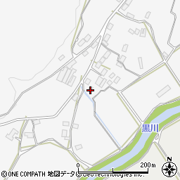 熊本県阿蘇市的石348周辺の地図
