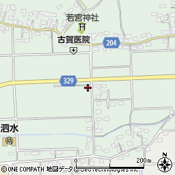 熊本県菊池市泗水町吉富1639周辺の地図