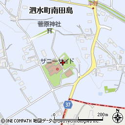 熊本県菊池市泗水町南田島1845周辺の地図