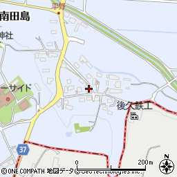 熊本県菊池市泗水町南田島333周辺の地図