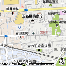 熊本県玉名市繁根木209周辺の地図