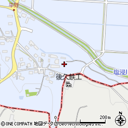 熊本県菊池市泗水町南田島327周辺の地図