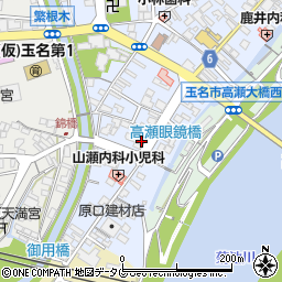 熊本県玉名市高瀬459-1周辺の地図