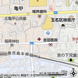 熊本県玉名市亀甲90周辺の地図