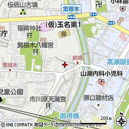 熊本県玉名市繁根木175周辺の地図