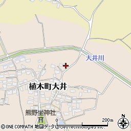 熊本県熊本市北区植木町大井503周辺の地図