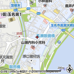 熊本県玉名市高瀬459周辺の地図