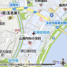 熊本県玉名市高瀬459周辺の地図