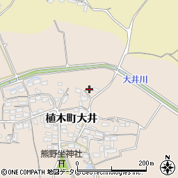熊本県熊本市北区植木町大井503-1周辺の地図