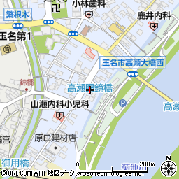 熊本県玉名市高瀬519-7周辺の地図