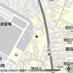長崎県大村市諏訪3丁目463周辺の地図