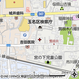 熊本県玉名市繁根木215-1周辺の地図