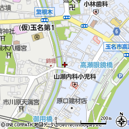 熊本県玉名市高瀬451周辺の地図