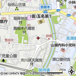 熊本県玉名市繁根木174周辺の地図
