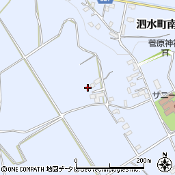 熊本県菊池市泗水町南田島1669-5周辺の地図