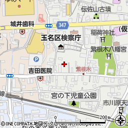 熊本県玉名市繁根木206周辺の地図
