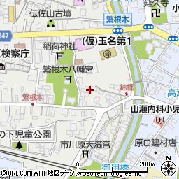 熊本県玉名市繁根木148-1周辺の地図
