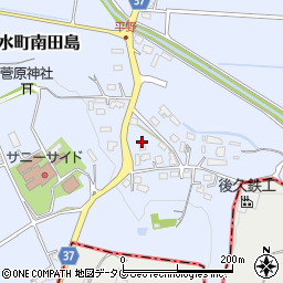 熊本県菊池市泗水町南田島337周辺の地図