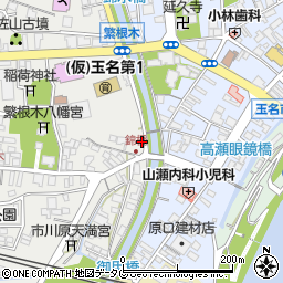 熊本県玉名市繁根木165周辺の地図