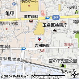熊本県玉名市亀甲101周辺の地図