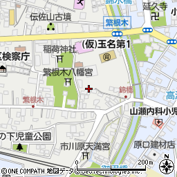熊本県玉名市繁根木148周辺の地図