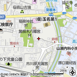 熊本県玉名市繁根木148周辺の地図